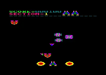 Laserwarp (UK) (1985) (Trainer) screen shot game playing